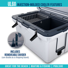 Engel UL60 UltraLite 60 Qt Injection-Molded Cooler