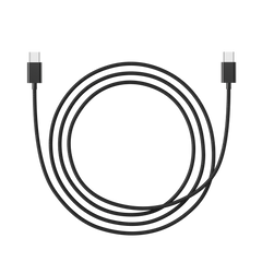 BLUETTI black braided 100W USB-C to USB-C cable