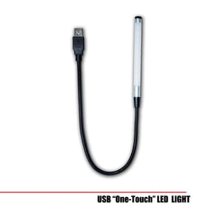 ARK one-touch USB LED light with bendable neck - view 2