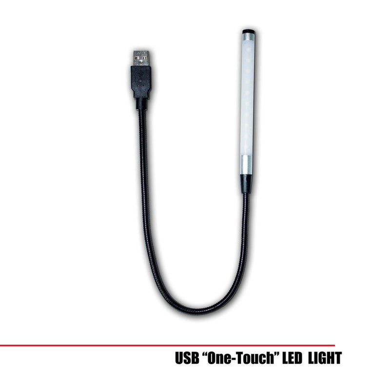 ARK one-touch USB LED light with bendable neck - view 2