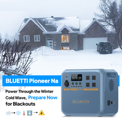 BLUETTI Pioneer Na sodium-ion portable power station front view