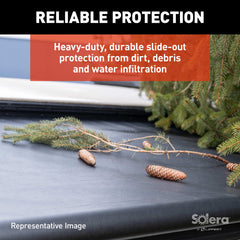 Solera 5000 Series RV slide topper awning, white vinyl - view 3