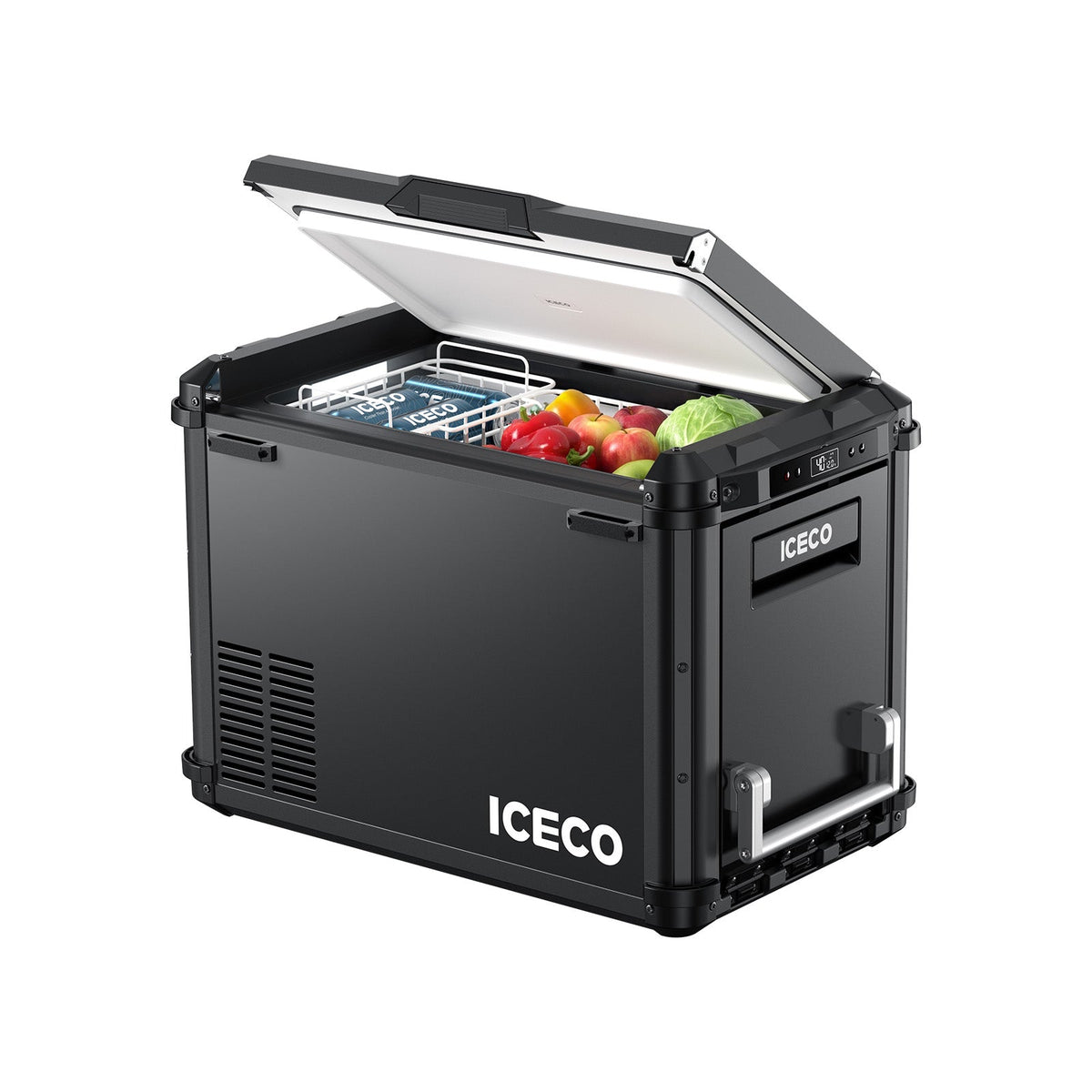 ICECO VL45PLUS 3-way access portable fridge freezer, black