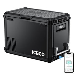 ICECO VL45PLUS 3-way access portable fridge freezer, black