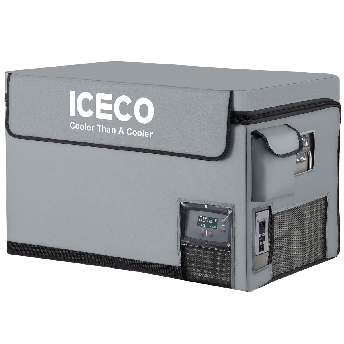 ICECO insulated protective cover fitted on the VL60D
