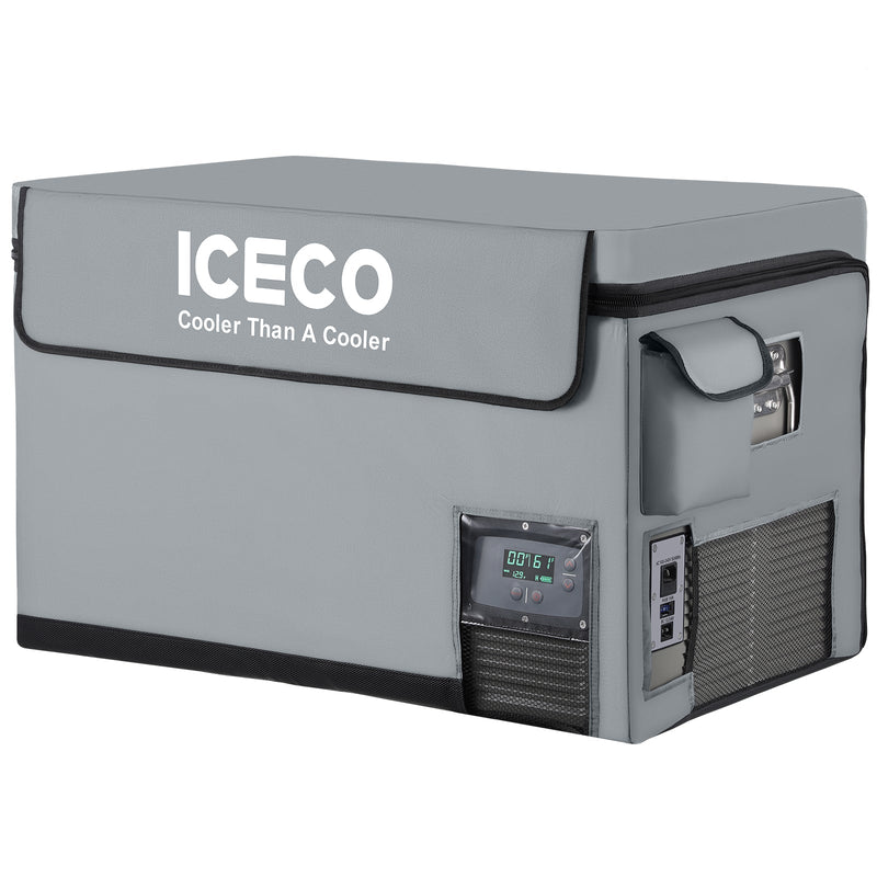 ICECO insulated protective cover fitted on the VL60D