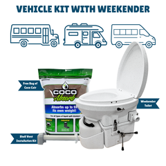 Nature's Head Vehicle Kit with Weekender Composting Toilet