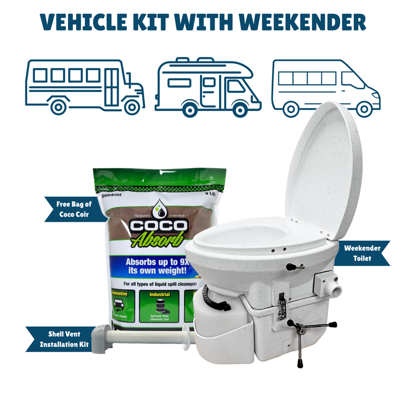 Nature's Head Vehicle Kit with Weekender Composting Toilet