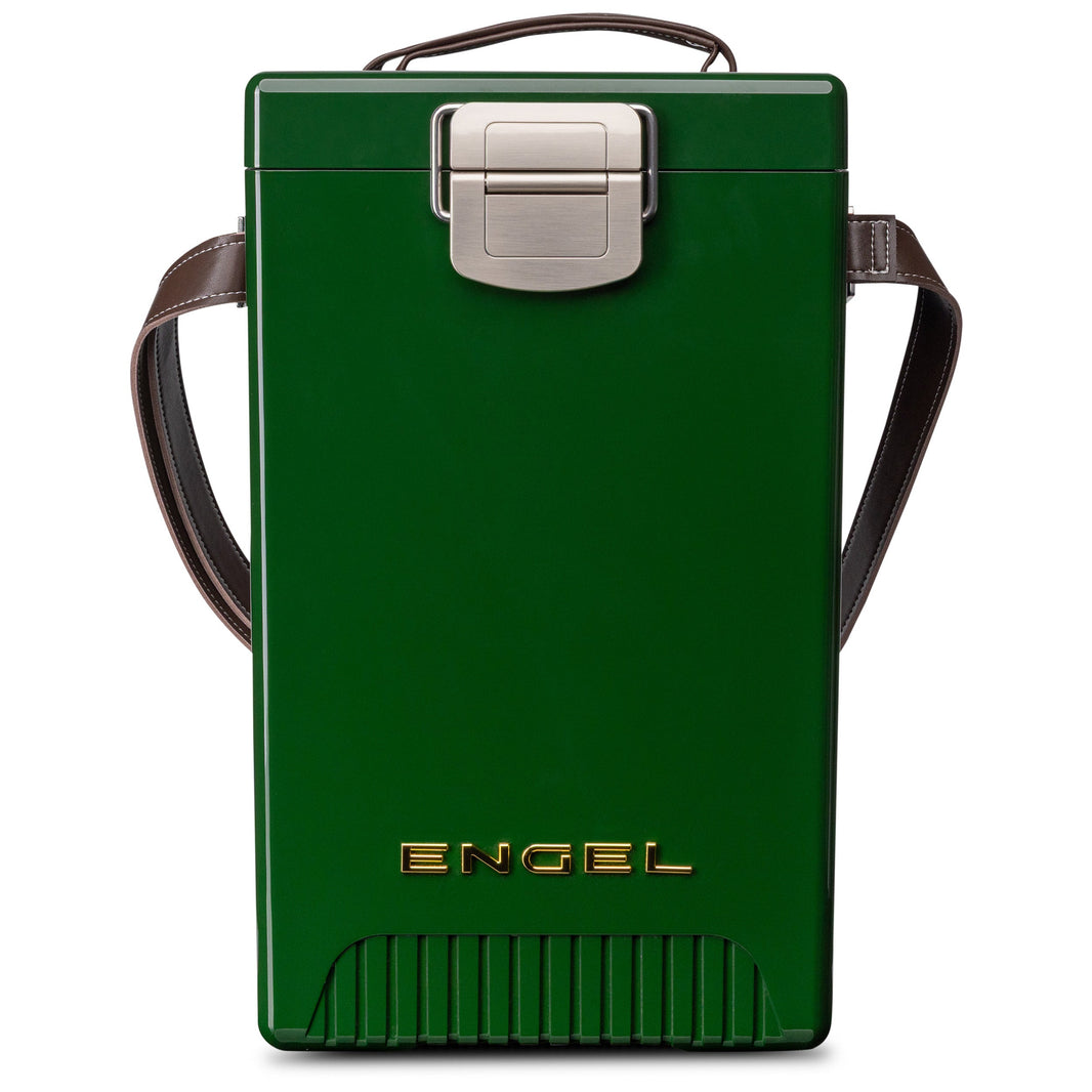 Engel Reserve Premium Wine Cooler - 3 Bottles, Host Kit Included - Forest Green