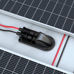 Rich Solar Cable Entry Plate IP68 Waterproof Polypropylene Housing with UL 10AWG Wires and Solar Connectors