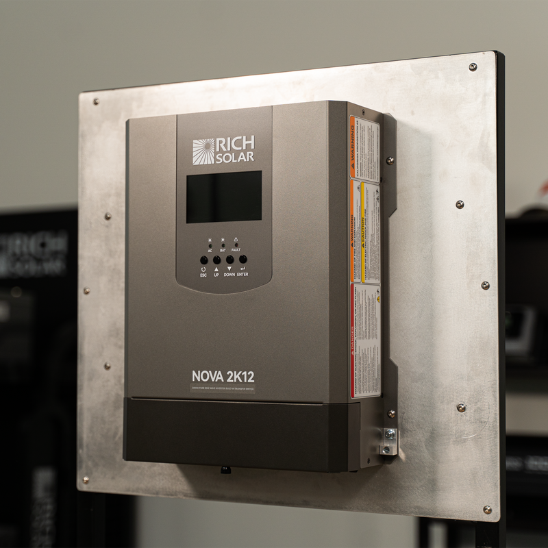 Rich Solar NOVA SWITCH 2K 2000W 12V Pure Sine Wave Inverter with Built-in Transfer Switch