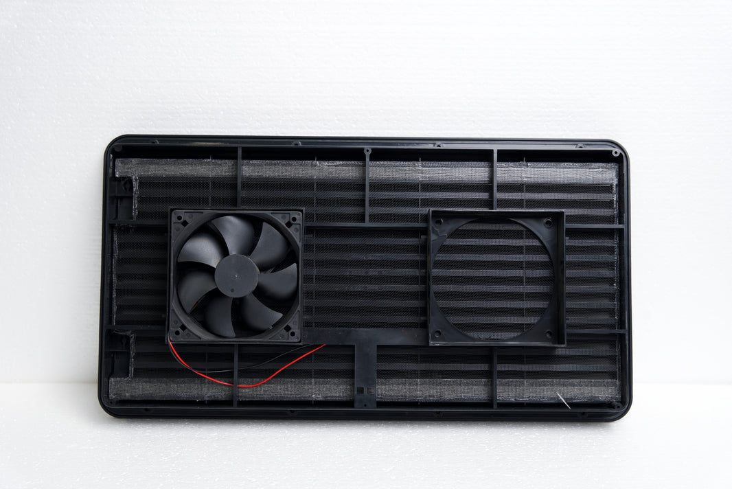 Black Series RV refrigerator vent cover replacement - view 2