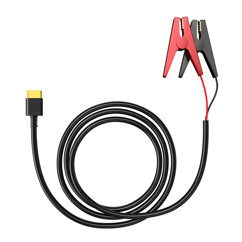 BLUETTI 12V 24V lead-acid battery charging cable with clamps