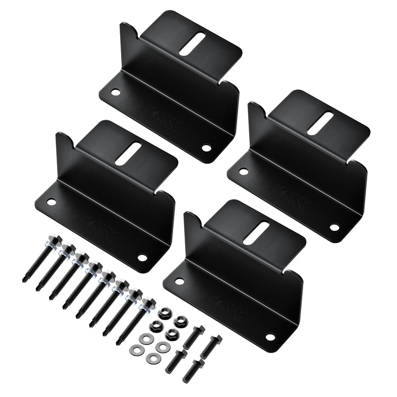 Rich Solar Z-Brackets Mounting Hardware Z-Brackets with Screws