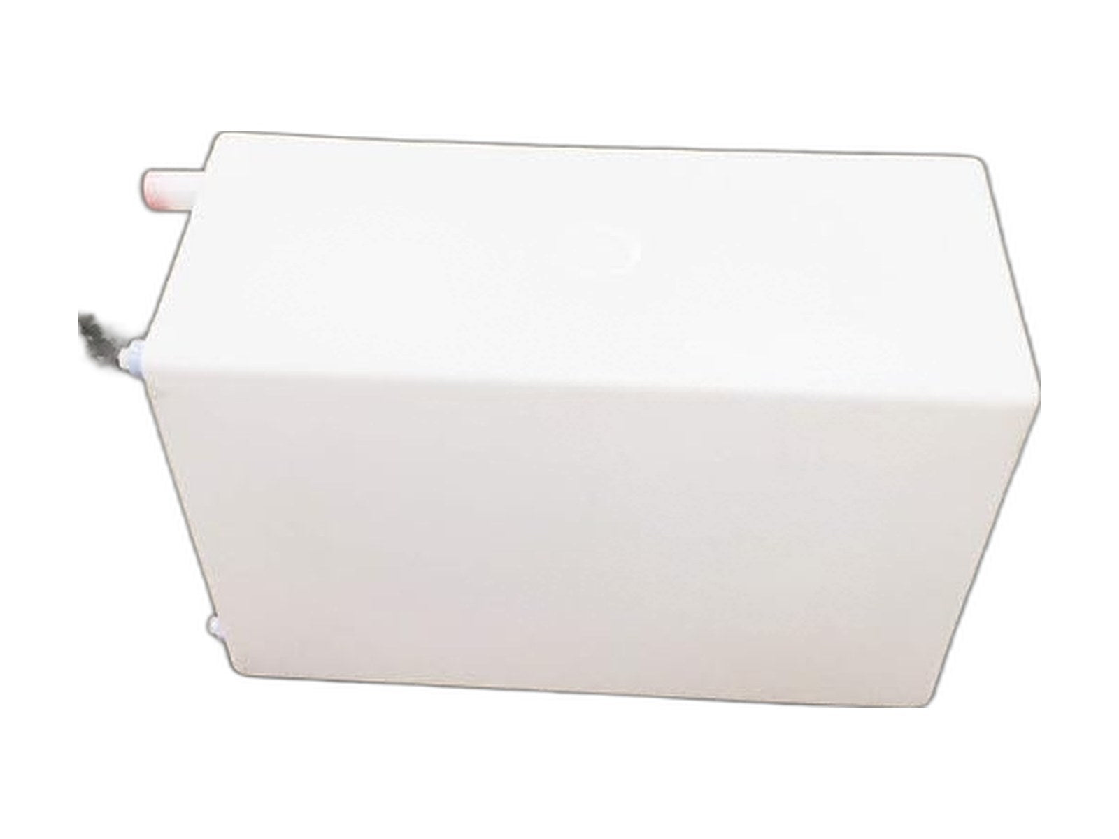 10 gallon rv fresh gray water tank on white background