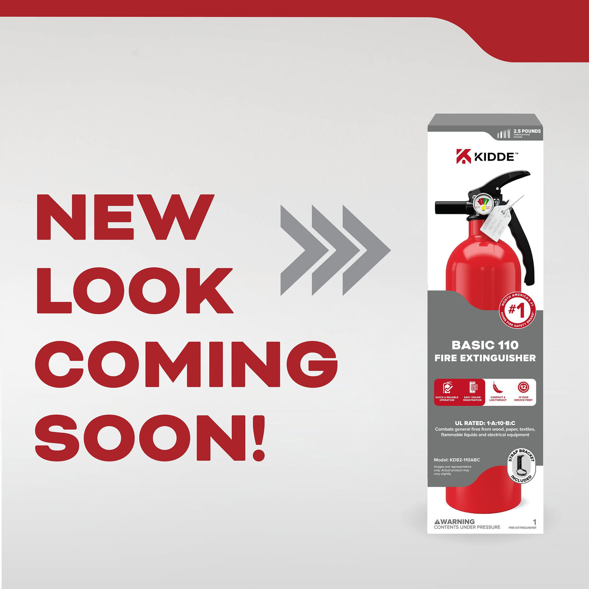 Kidde ABC fire extinguisher, view 3