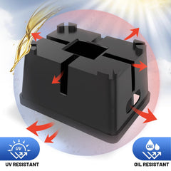 Trailer jack stabilizer blocks 2-pack