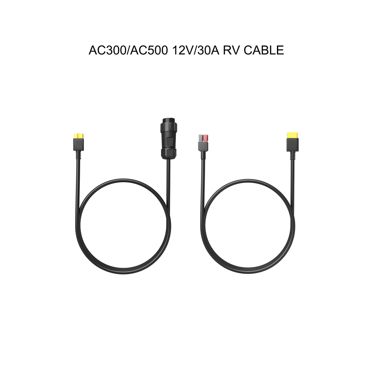 BLUETTI 12V 30A RV cable with aviation plug and bare leads