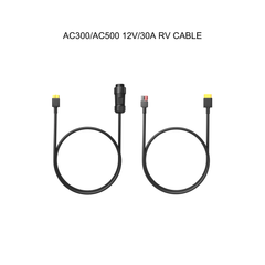 BLUETTI 12V 30A RV cable with aviation plug and bare leads