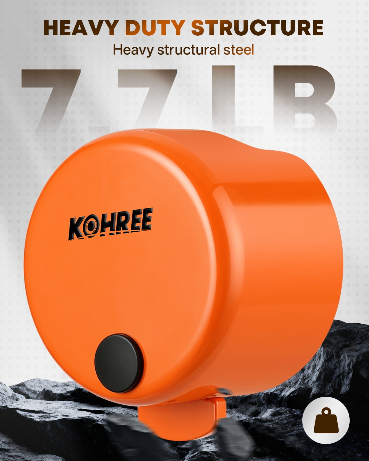 Kohree orange coupler lock, view 2