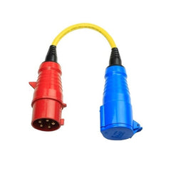 Victron Adapter Cord 32A/3 to single ph.-CEE Plug 5P/CEE Coupling 3P