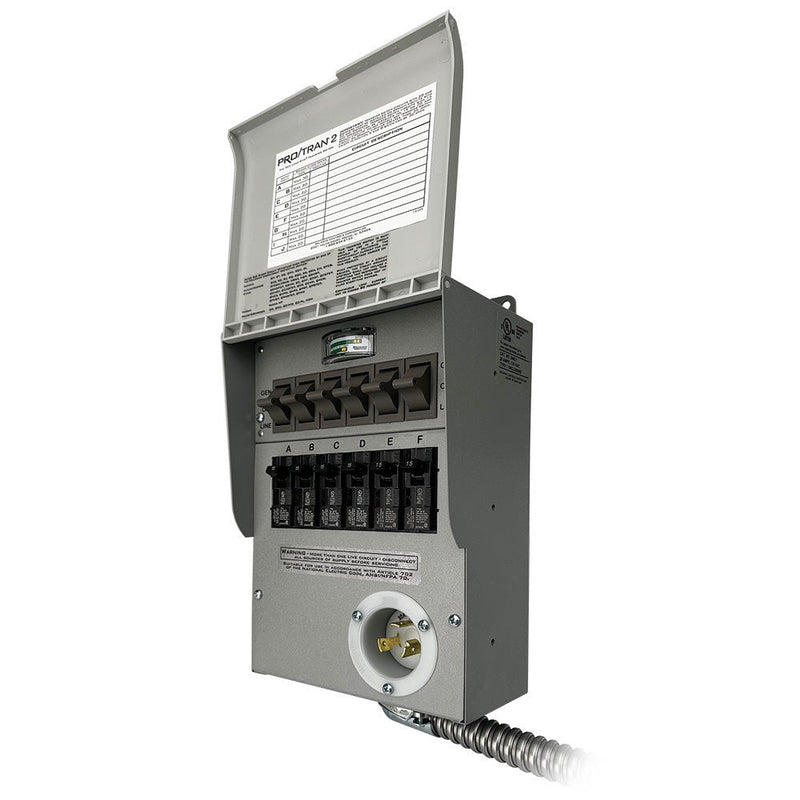 Jackery 120V 30A manual transfer switch cabinet