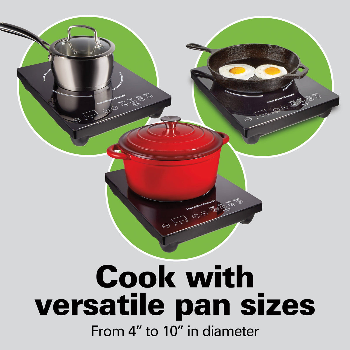 Single-burner induction cooktop, view 5
