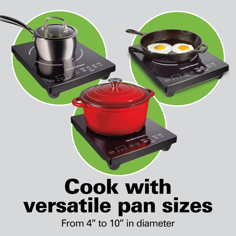 Single-burner induction cooktop, view 5