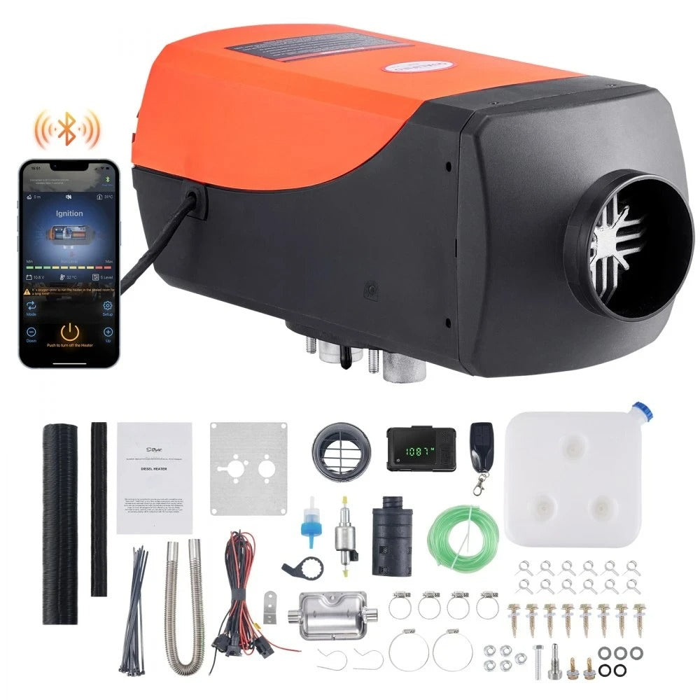 12V 8kW diesel air heater with LCD remote - view 2