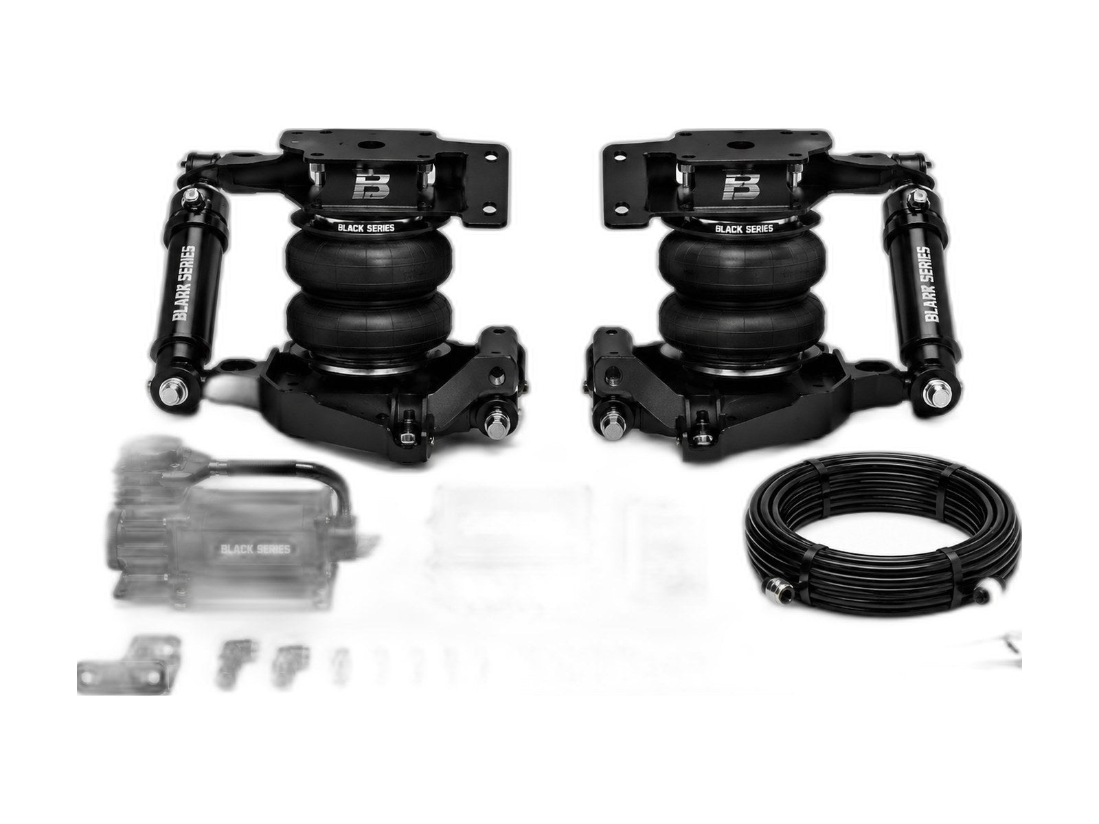 air suspension on white background