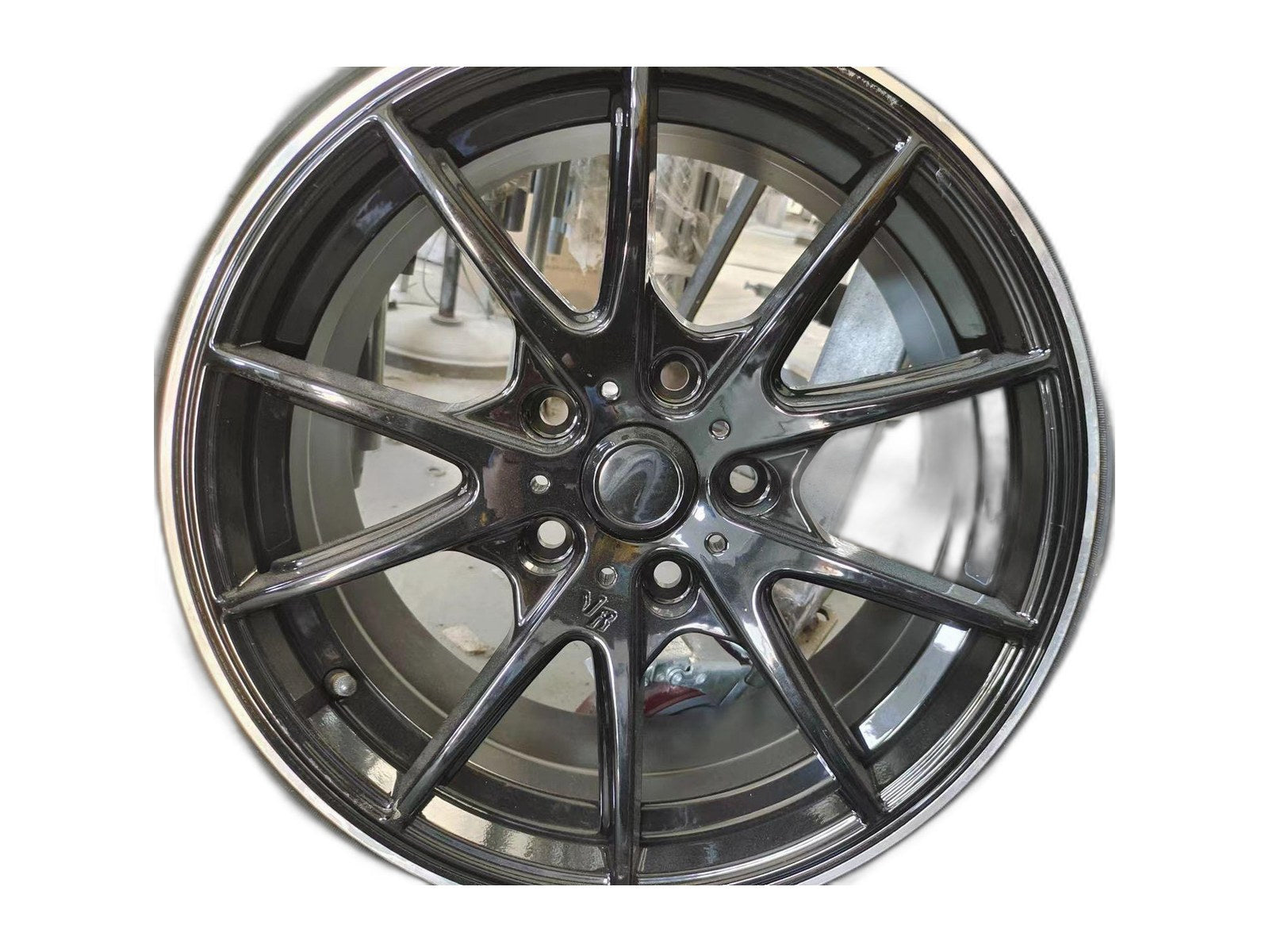 alloy wheels on white background