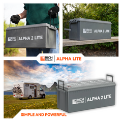 Rich Solar ALPHA 2 LITE 12V 200Ah LiFePO4 Battery
