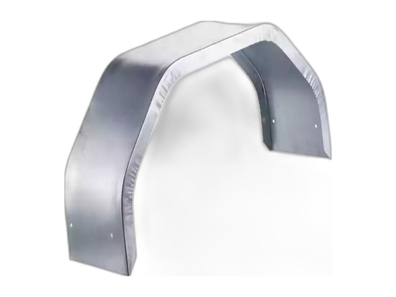 aluminum wheel flare on white background