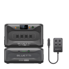 BLUETTI Apex 300 with B300K battery and Hub D1 DC power hub