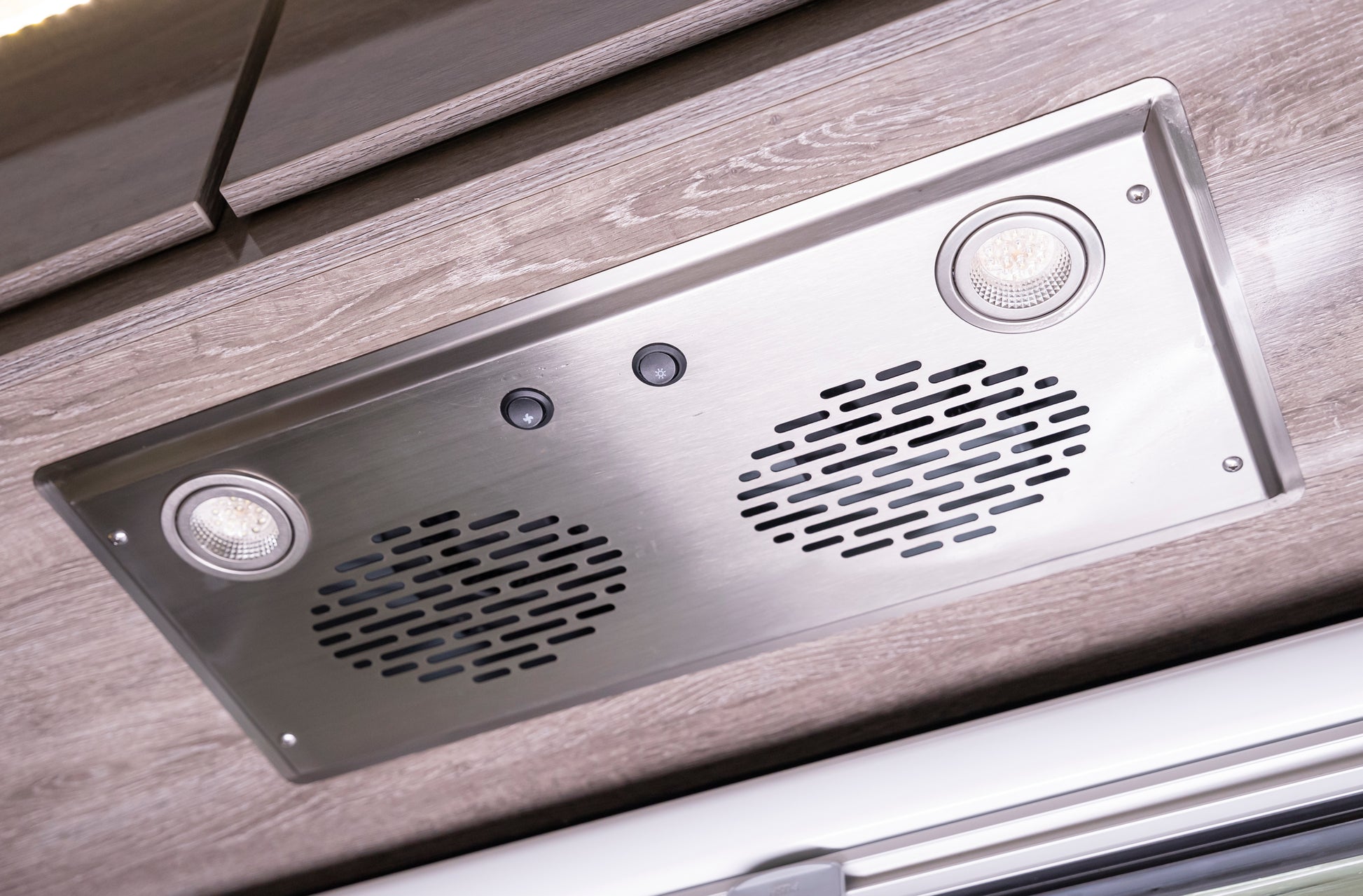 Range Hood Vent Stainless w/ Fan and Led Lights