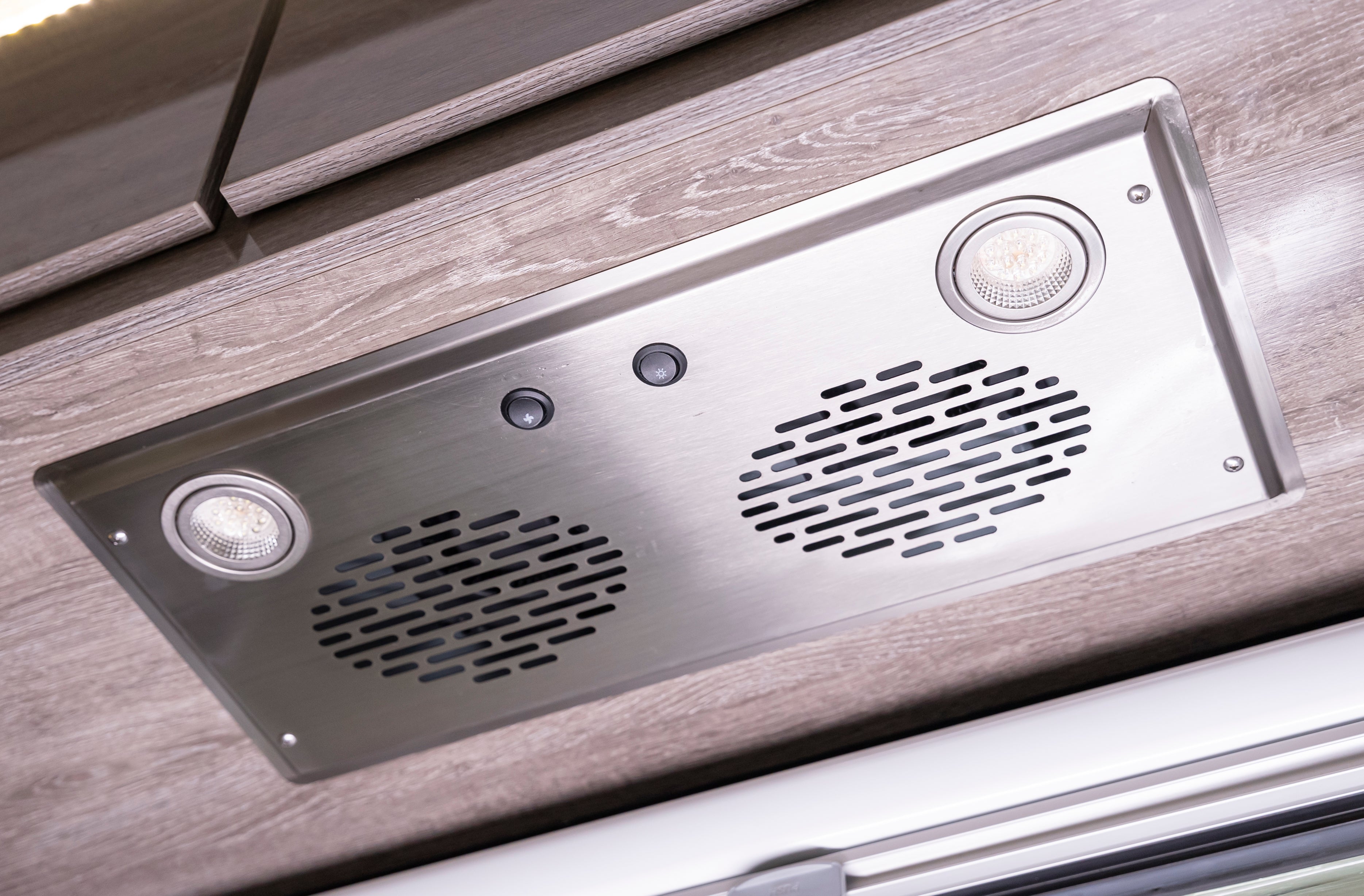 Range Hood Vent Stainless w/ Fan and Led Lights