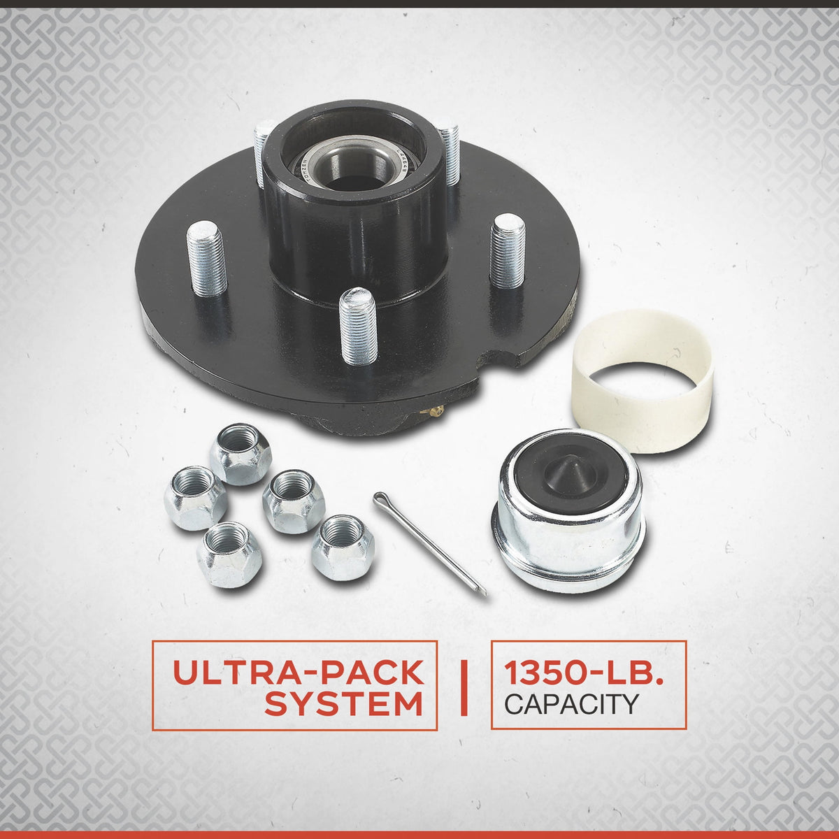 Ultra-Tow XTP trailer idler hub 5 on 4.5