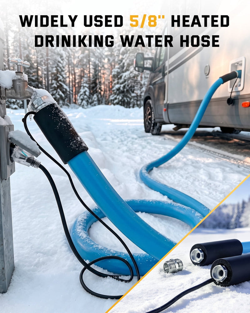 Kohree 25 ft heated water hose, view 3