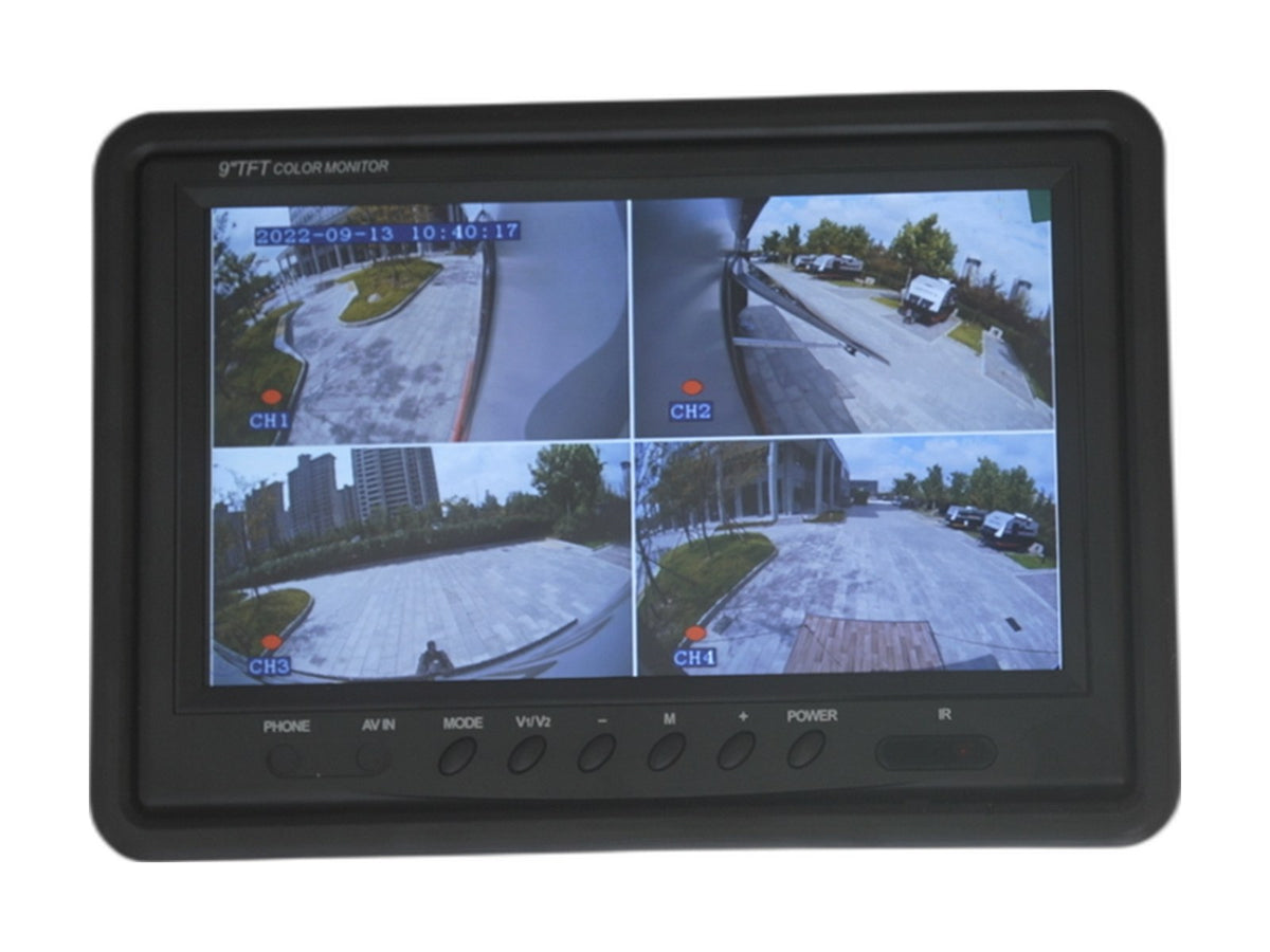 Black Series OEM backup monitor four camera kit