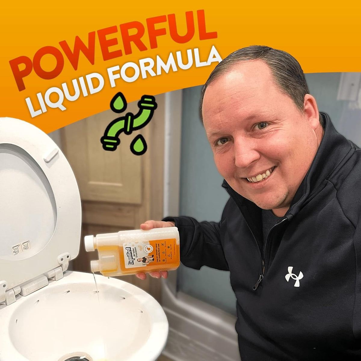 Liquified RV toilet treatment, view 6