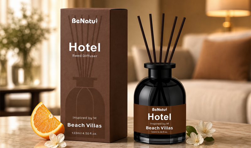 BeNatu Hotel Beach Villas Reed Diffuser Set 4.5 fl oz – BeNatu