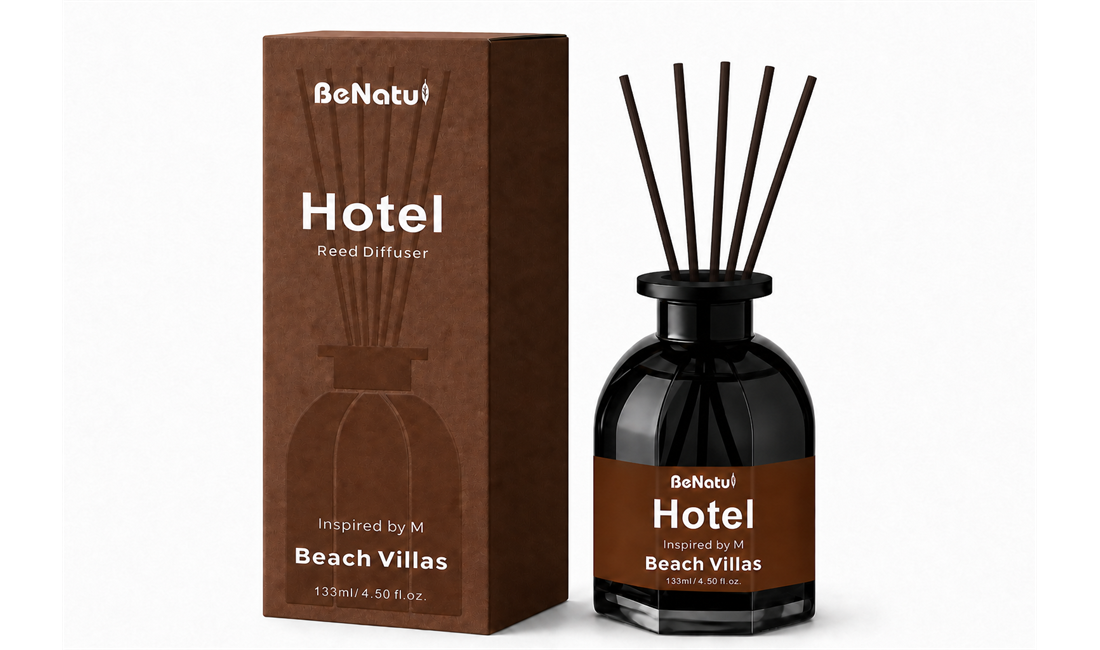BeNatu Hotel Beach Villas Reed Diffuser Set 4.5 fl oz – BeNatu