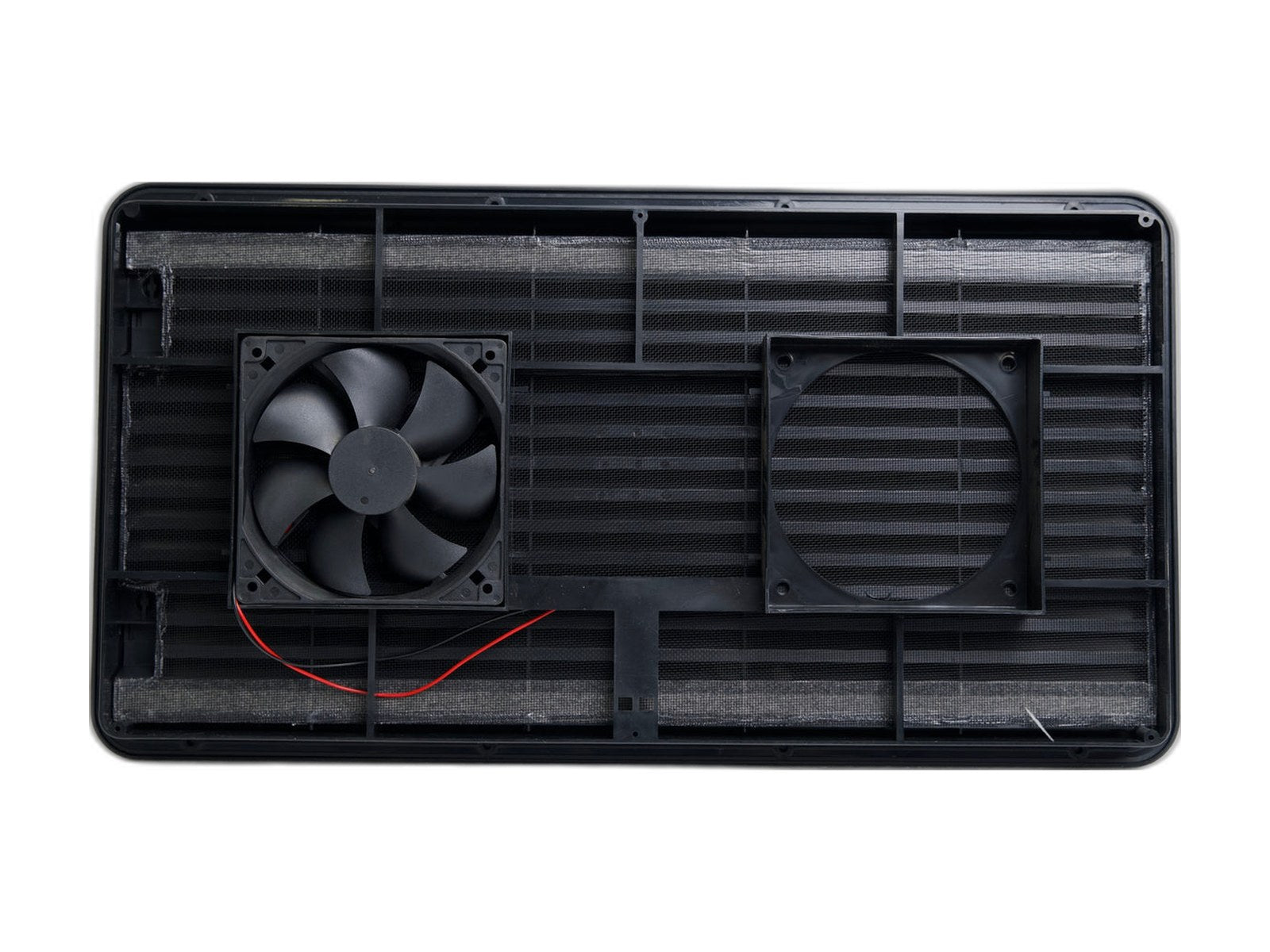 black series camper refrigerator vent cover replacement on white background