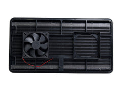 black series camper refrigerator vent cover replacement on white background