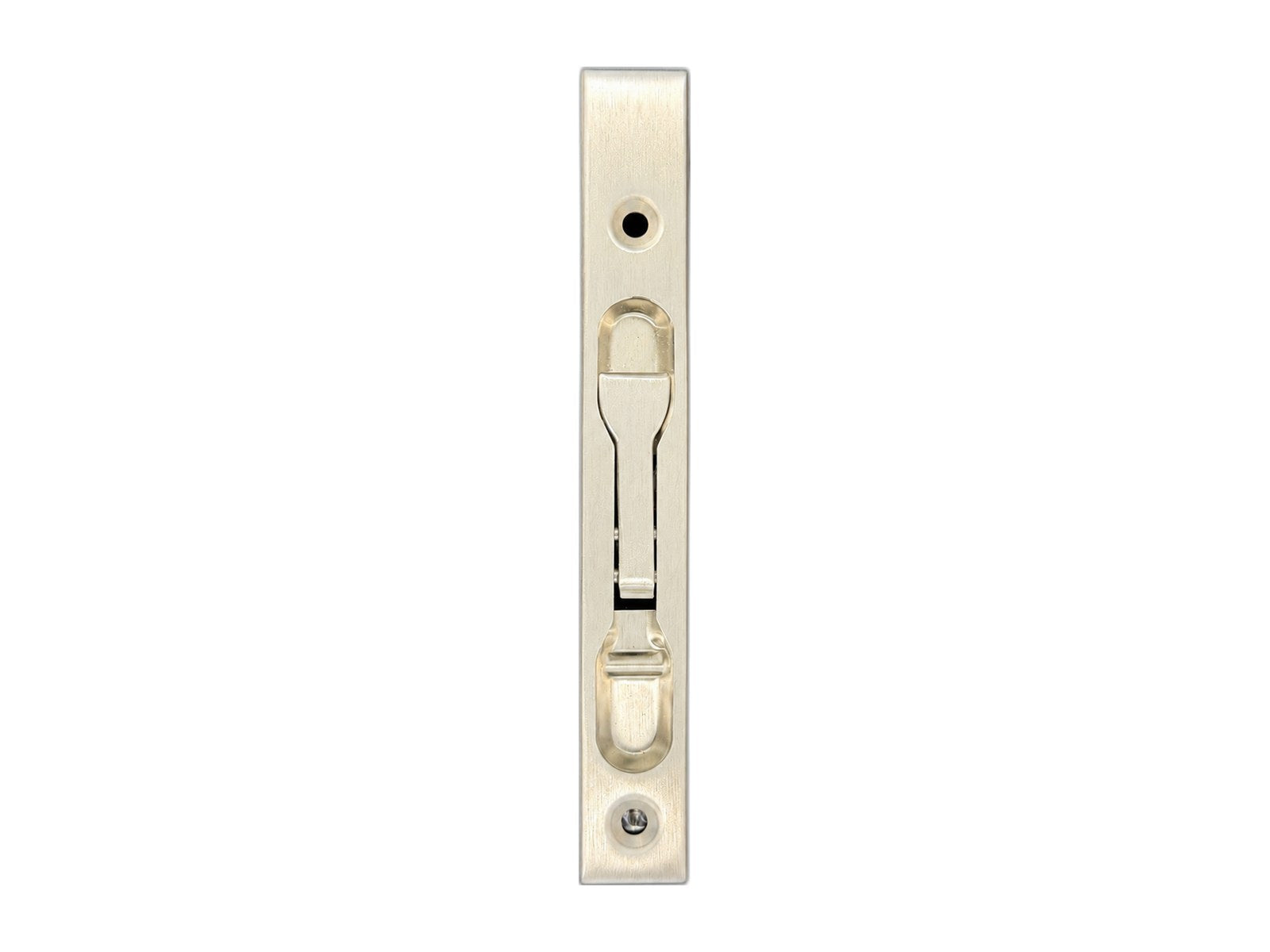 black series rv sliding door flush bolt on white background
