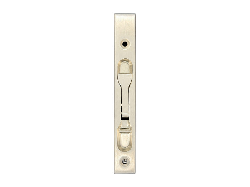 black series rv sliding door flush bolt on white background