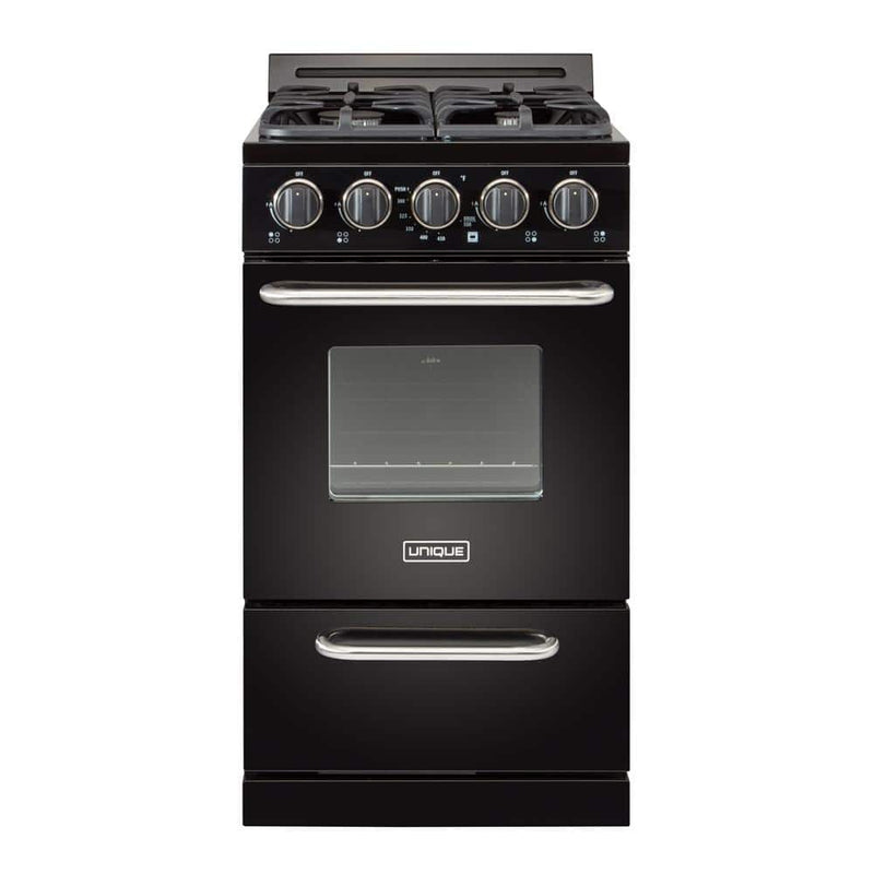 Unique off-grid 20 inch propane range