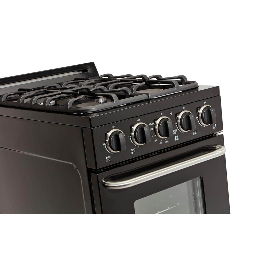 Unique off-grid 20 inch propane range