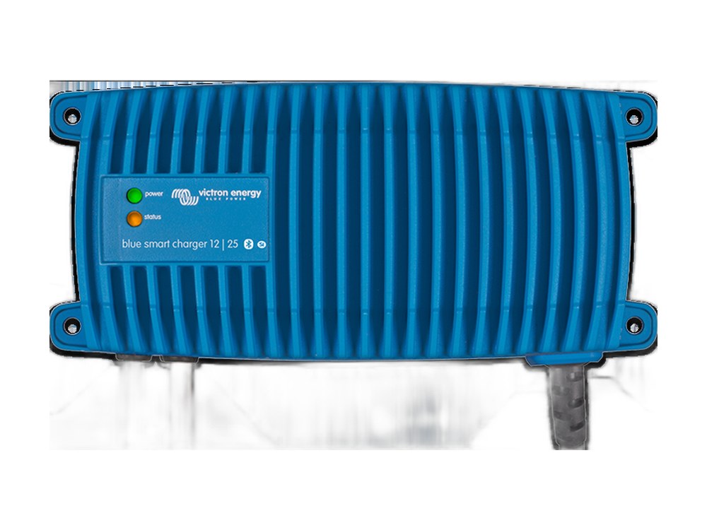 Victron Blue Smart IP67 Waterproof Battery Charger on white background