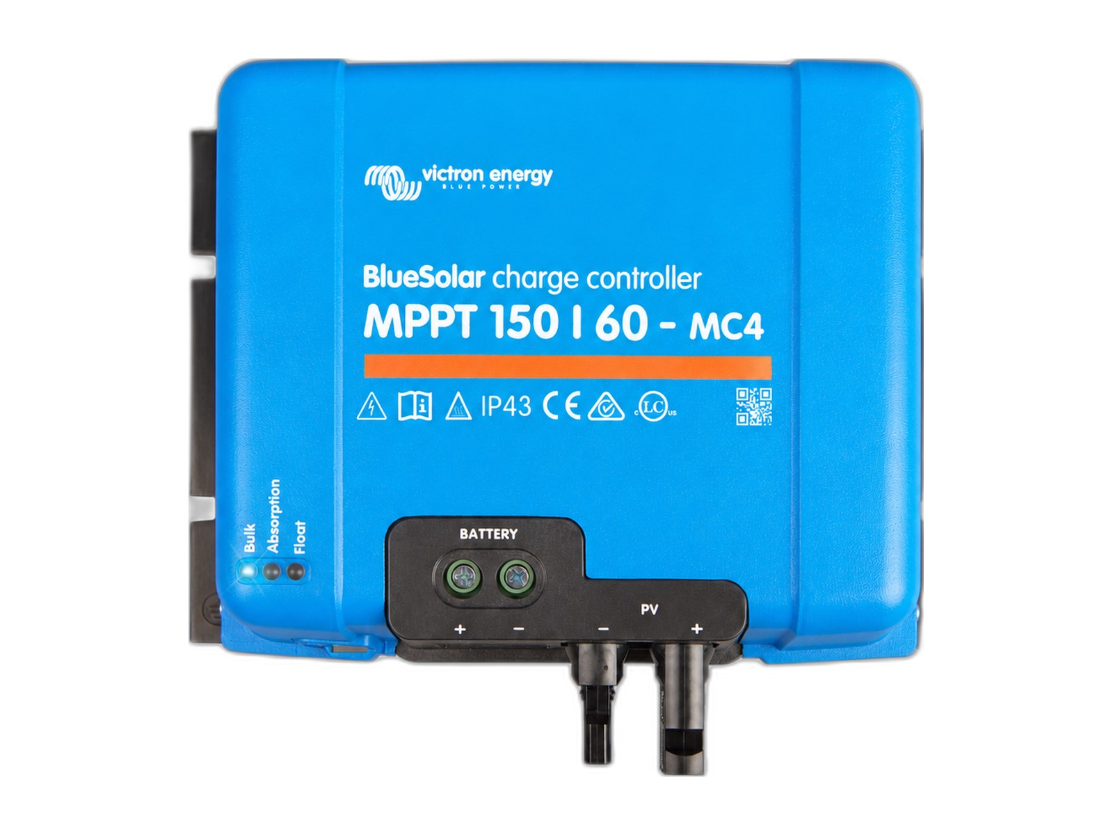 bluesolar mppt tr ve can mc4 on white background